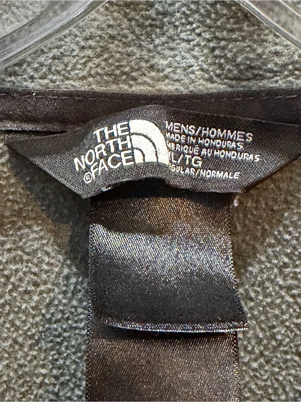 The North Face 1/4 Zip Pullover Men XL Gray Fleece Mock Neck Outerwear Sweater